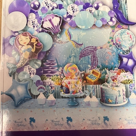 Mermaid Birthday Party Decorations - Picture 3 of 6